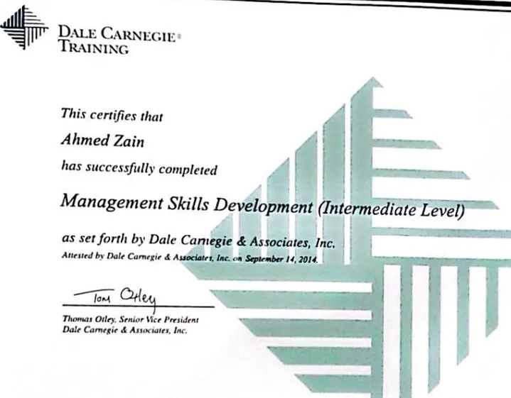 Professional Certification 22